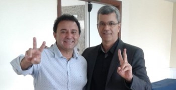 Valmir Rocha e o Sec. estadual Vicente Neto