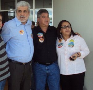 Deputado Estadual Paulo Rangel,  Gilberto Barros, e Marileide Luna Brasil 