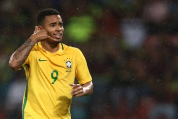 Gabriel Jesus marcou o primeiro gol do Brasil