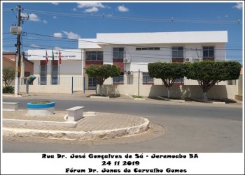 Fórum Dr. Jonas  de Carvalho Gomes (Jeremoabo/BA)