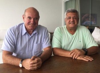O ex-prefeito de Paulo Afonso, Anilton Bastos, e o deputado federal Bacelar