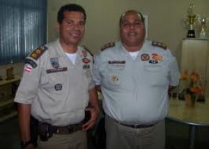 Tenente Coronel Neves e Major Dórea