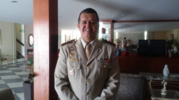 Comandante do 20º Batalhão da PM-BA, Carlos Humberto.