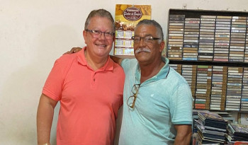 Dr. Celso Brito e Arnaldo Bernardino (locutor)