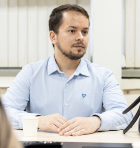 Renato Lira Brito em reunião com o Reitor da Universidade Federal de Pernambuco. 