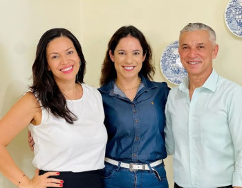 Luiz Neto (D) já está de olho nas alianças para disputa da prefeitura