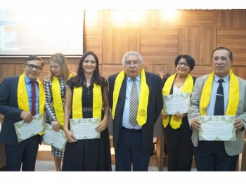 Maciel Teixeira, Gorette Moreira, Socorro Araújo, Antônio Galdino, Jovelina Ramalho e Luiz José