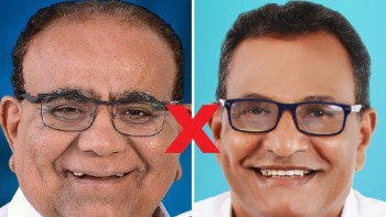 Dois candidatos concorrem no pleito. Derí do Paloma e Chaves