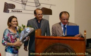 D. Didi, Luís de Deus e o secretário de Saúde Luiz Aureliano