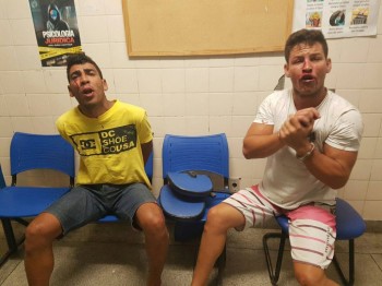 Suspeitos foram identificados pelos prenomes de “Danilo” e “Alemão” 