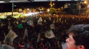 Domingo, um grande público prestigiou o comicio da coligação 6 de Julho