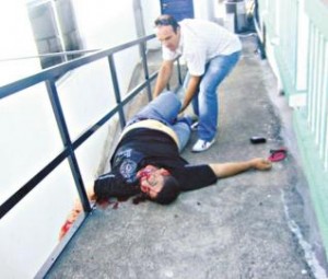 Vereador Marcos Rogério tombou entre a Câmara e a Biblioteca