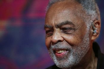 antor Gilberto Gil durante evento do Google em São Paulo