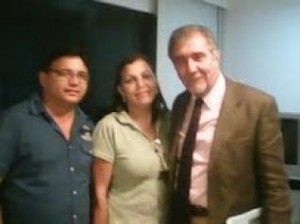 Guto e Luciene foram a Leonelli buscar apoio para a Festa 