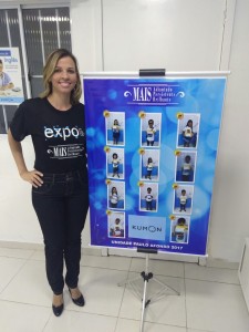 Conforme Sirlene Leite, o evento expõe o potencial do  Kumon na formação dos alunos