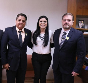 Roosevelt Carvalho, Prof.ª Dayane Pimentel e o capitão Paz