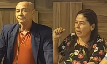 Vereador Zezinho do INSS e a presidente da associação do povoado Bogó.