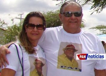 Lêda e o esposo Nicolsinho