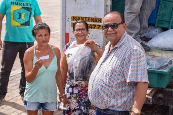Distribuição de peixe na cidade de Jeremoabo 