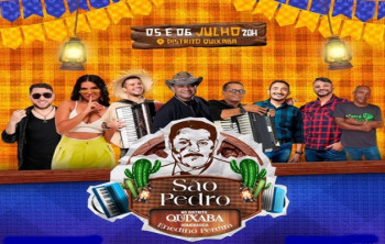 Nos dias 5 e 6 de julho, prepare-se para vivenciar momentos incríveis no Distrito Quixaba.