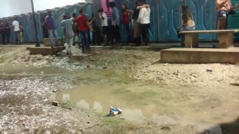 Quem participou dos festejos durante os 3 dias reclamou do acesso aos banheiros químicos
