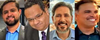 Neto Coelho; Juliano Medeiros; Flávio Henrique  e Marconi Daniel