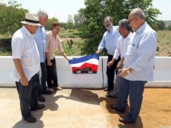 Governador Otto Alencar, presidente da ALBA, Marcelo Nilo, dep. fedral Mário Negromonte e outros po