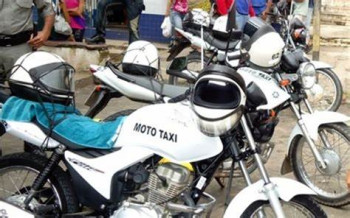 O  município tem uma frota superior a 5 mil motocicletas, entre  entregadores e mototaxistas.