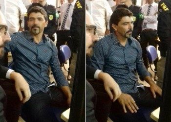 Vereador Bero chegou à delegacia abatido, calado e se emocionou ao receber apoio dos colegas