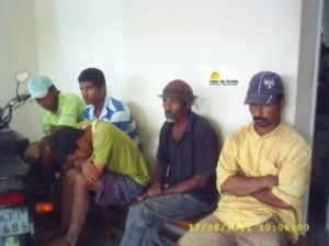 Antônio dos Santos e filhos foram conduzidos à delegacia