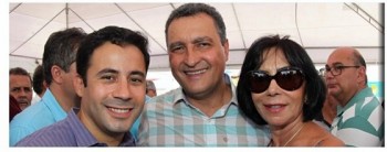 David, Rui Costa e Enavilma Negromonte 