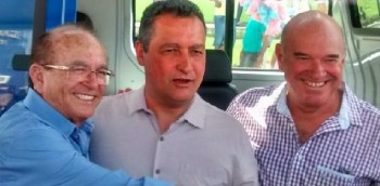 Luiz de Deus (PSD), Rui Costa (PT) e Anilton (PODEMOS)
